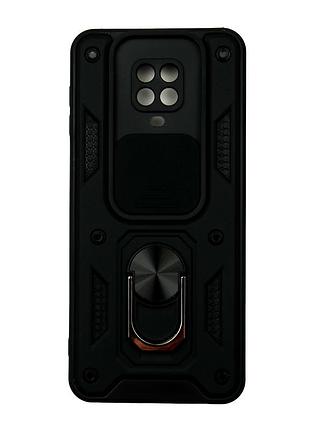 Чохол полікарбонат протиударний для redmi note 9 pro/9s/9 pro max/poco m2 pro чорний