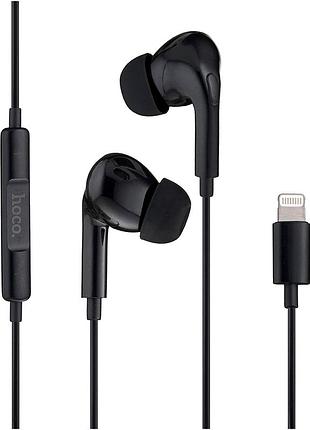 Наушники hoco m111 pro primero lightning противоударные для iphone черные