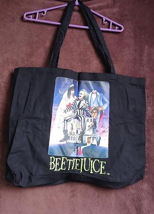 Шопер черный beetlejuice