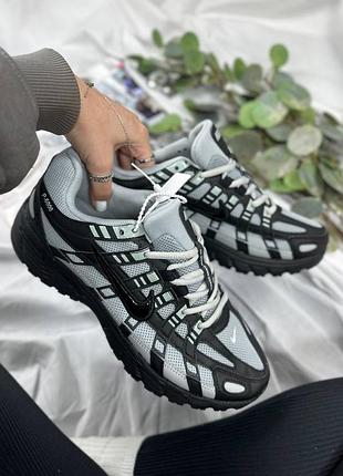 Р.37-45 кроссовки nike p-6000 black grey артикул 0763