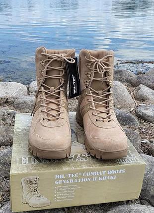 Тактические ботинки mil-tec combat generation ii coyote 42