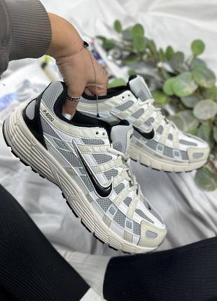 Р.37-46 кроссовки nike p-6000 summit white pure platinum 0761