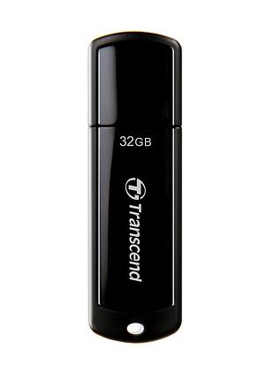Флеш память/флешка transcend 32 гб usb 3.1 черный (ts32gjf700)