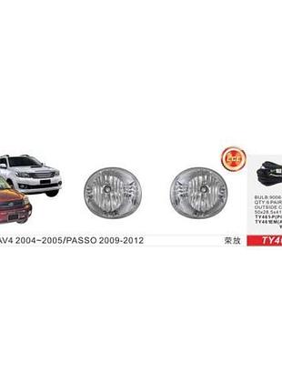 Фары противотуманные toyota rav-4 2003-05 dlaa ty-461