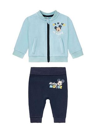 Костюм (толстовка и штаны) для мальчика disney mickey mouse 370493 086-92 см (12-24 months) комбинированный