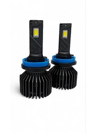 Светодиодная led лампа michi mi led h11 (5500k) - 53w 12-16v, (2 шт.)