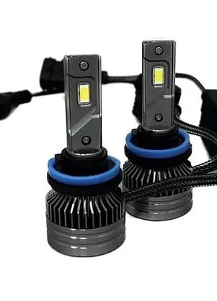 Светодиодная led лампа michi mi led can h11 5500k 12–24v – 50w, (2 шт.)