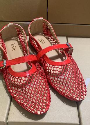 Балетки сітка zara