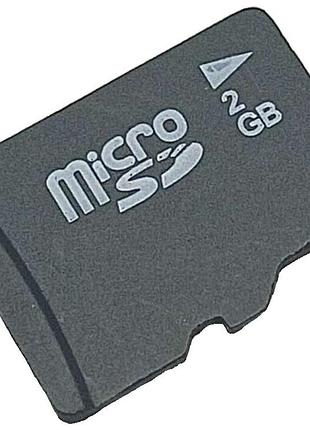 Карта флэш памяти б/у microsd 2gb