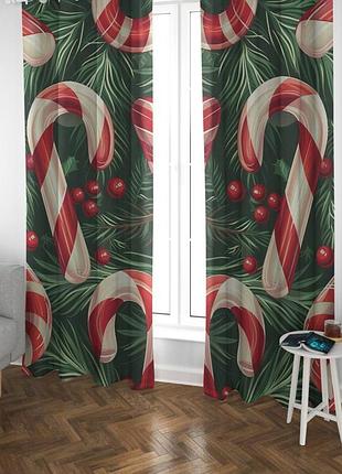 Шторы 3d christmas 31662 270х150 см