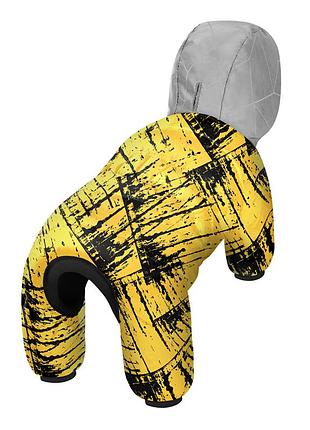 Комбінезон для собак waudog clothes малюнок "бетмен ескіз", s30, в 57-59 см, с 40-43 см