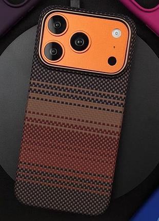 Ультратонкий карбоновый чехол proove carbon slim magsafe для iphone 17 pro max (glowrise)