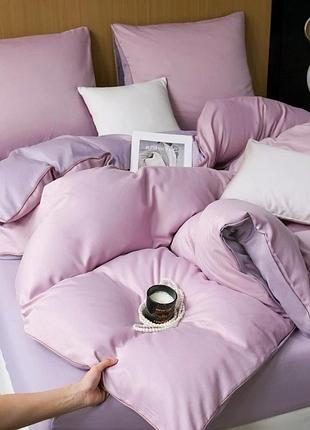 Постельное белье двуспальное colorful home ранфорс 20423 180х220 см пудровое
