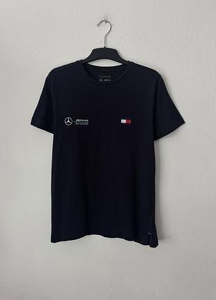 Tommy hilfiger mercedes-benz crew neck tee original чоловіча футболка томі мерседес оригінал