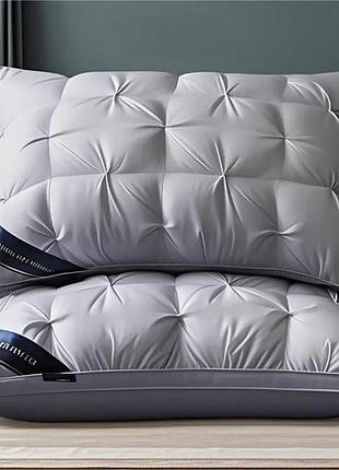 Подушка тесто из из полиефирного волокна hotel pillow 19536 50х70 см серая