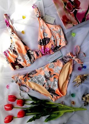 Раздельный купальник на косточках дорогого бренда seafolly modern love 80c-d/l, 85b/l