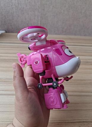 Іграшка super wings deluxe transforming supercharged dizzy 4