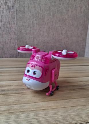 Іграшка super wings deluxe transforming supercharged dizzy 9