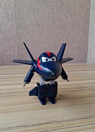Самолет-трансформер агент чейз супер крылья super wings transforming agent chase
