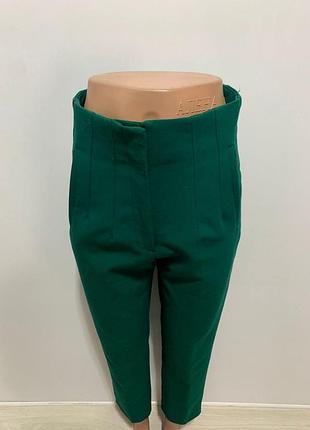 Жіночі штани зеленого кольору zara