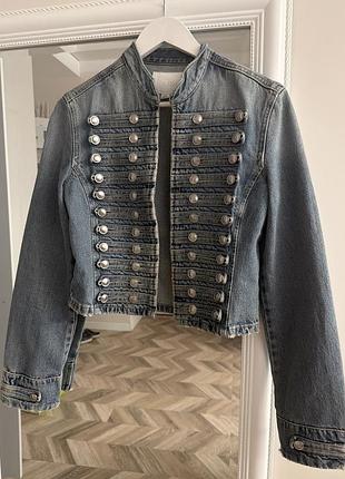 Джинсова курточка денім zara