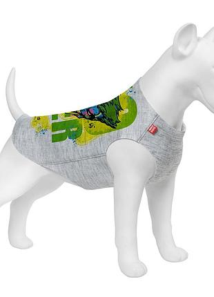 Майка для собак waudog clothes, рисунок "джокер", m40, b 62-68 см, с 35-40 см