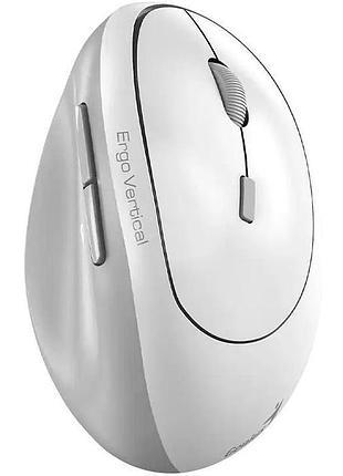 Мышь genius ergo 8350s, silent, ai, wl/bt, бело-серый