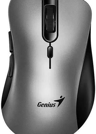 Мышь genius ergo 8100s, silent, ai, wl, серый