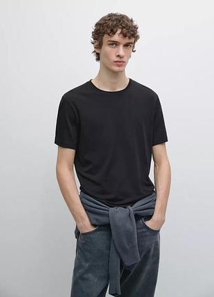 Футболка massimo dutti wool blend t-shirt
