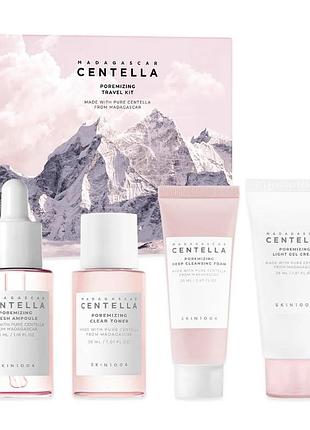Набор для сужения пор madagascar centella poremizing travel kit от бренда skin1004 🌸