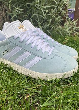 Кеди, кросівки adidas gazelle w cg6061 блакитні р40/25см