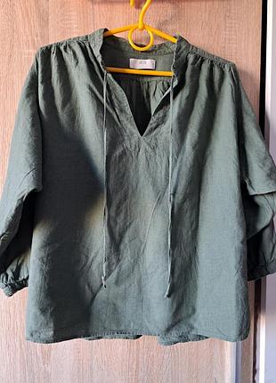 Жіноча лляна блуза uniqlo розмір м