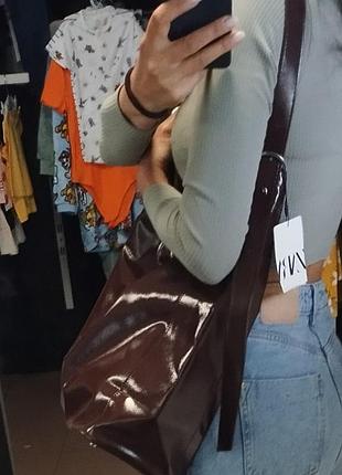 Сумка шоппер zara 2