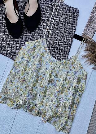 Новий літній топ zara s топ блискучий короткий топ на тонких бретельках прямий топ зара