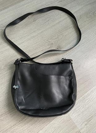 Шкіряна сумка сумочка крос боді з багатьма кишеньками radley
