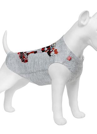 Майка для собак waudog clothes, рисунок "харли квинн", xs22, b 30-35 см, с 19-24 см