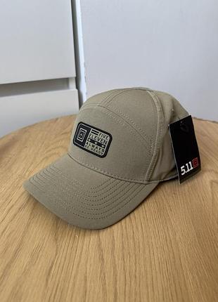 Тактическая кепка 5.11 tactical abr 7 panel hat covert green оливковый бейсболка