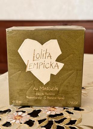 Lolita lempicka au masculin edt 50ml 2001 (built-in sprayer) запечатані