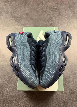 Стильные кроссовки nike air max 95 x levis blue