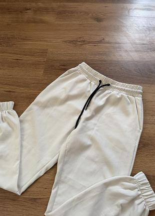 Спортивні штани білі xs/s