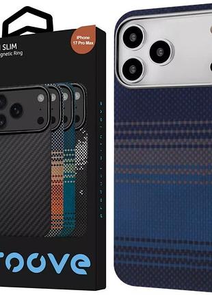Ультратонкий карбоновий чохол proove carbon slim magsafe для iphone 17 pro max (nightfall)