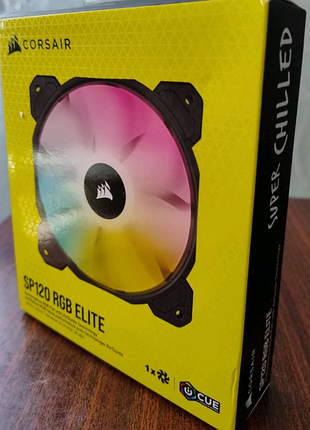 Вентилятор для пк corsair sp120 rgb elite (120mm pwm)