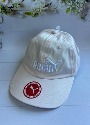 Женская кепка нежно розовая puma, размер one size (с регулятором)