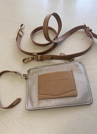 Ремінь на сумку + гаманець trussardi