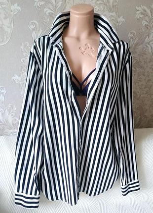 Рубашка 100%хлопок, h&m, l/xl