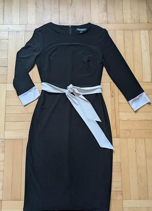 Платье ralph lauren черная классическая меди (размер xs s, 40-42) хорошо тянется, на подкладке, трикотаж, оригинал