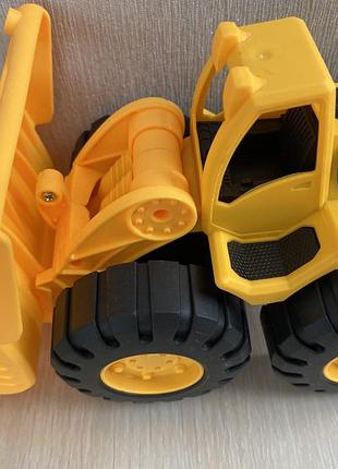 Іграшковий екскаватор wq toys жовтий, хороший стан