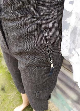 Шерстяные бриджи укороченные штаны бренд #682 фото