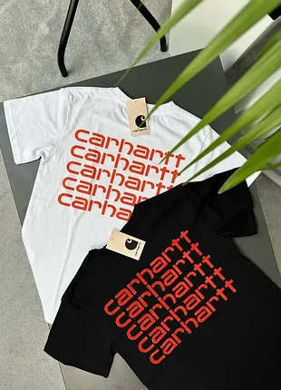 Футболка carhartt футболка кархартт футболка на лето кархартт футболка с логотипом carhartt
