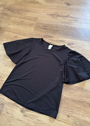 Чорна футболка h&m